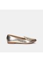 Baleta Para Mujer Bata Beige Gina'S Puntuda de Bata