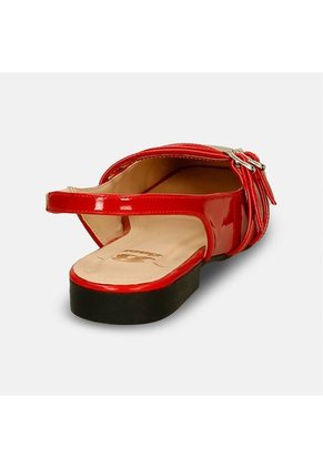 Baletas Rojo Bata Jiny Mujer