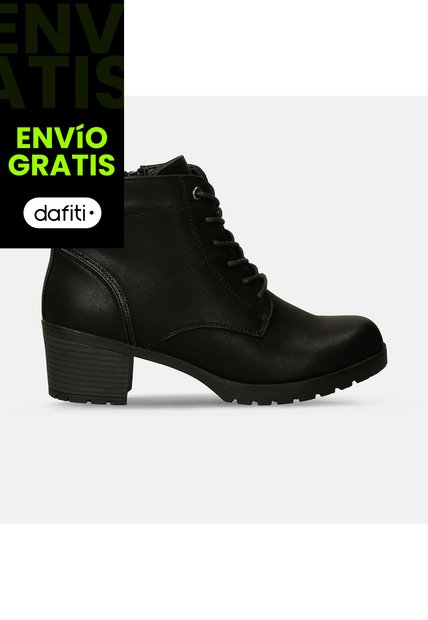 Botines Para Mujer Bata Negro Ibor Silvia Winter