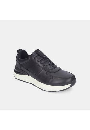 Tenis Para Hombre Bata Negro Perrie Casual