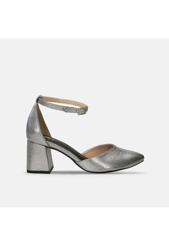 Tacones Para Mujer Bata Plateado Jellica Bata