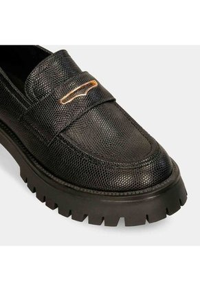 Mocasines Para Mujer Bata Negro Jazmine