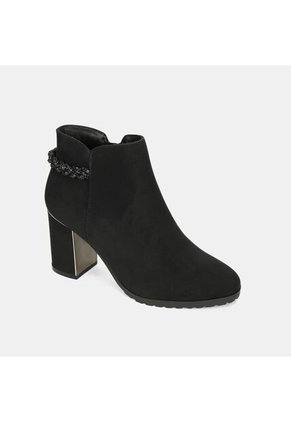 Botines Para Mujer Bata Negro Verni