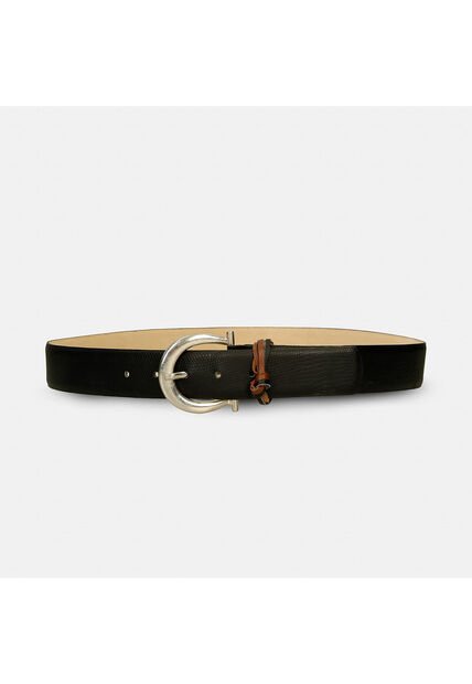 Cinturón Para Hombre Bata Negro-Camel Moxie