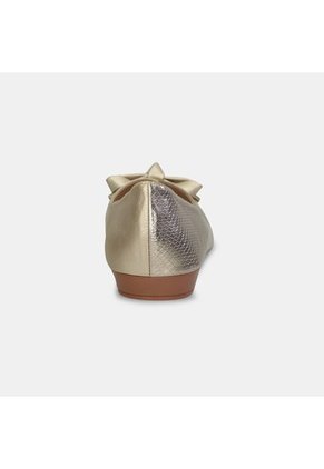 Baletas Para Mujer Bata Champaña Jade