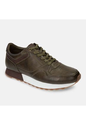Tenis Casuales Verde Bata Moscu Rober Hombre