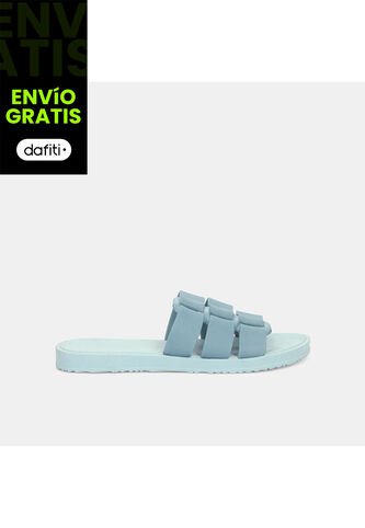 Sandalias Para Mujer Bata Azul Claro Gretta Full Plastic Bata