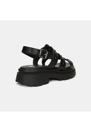 Sandalias Para Mujer Bata Negro Lincon Layla