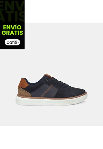 Tenis Para Hombre Bata Azul Perrie Casual Bata