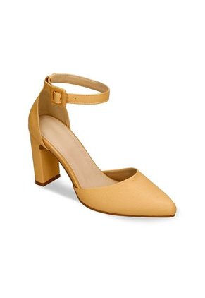 Tacones Miel Bata Gabby Mujer