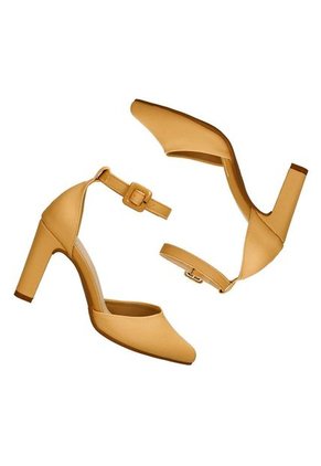 Tacones Miel Bata Gabby Mujer