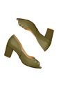 Tacones Verde Oliva Bata Eran Mujer de Bata