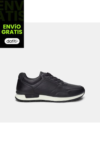 Tenis Para Hombre Bata Negro Perrie Casual Bata