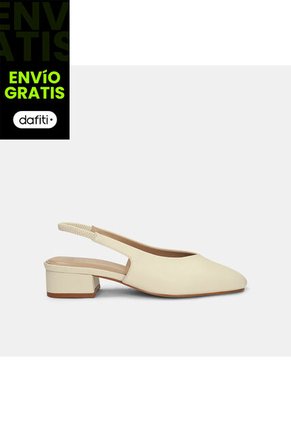 Tacones Para Mujer Bata Blanco Memphis