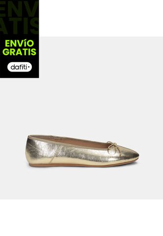 Baleta Para Mujer Bata Beige Delhi Bata