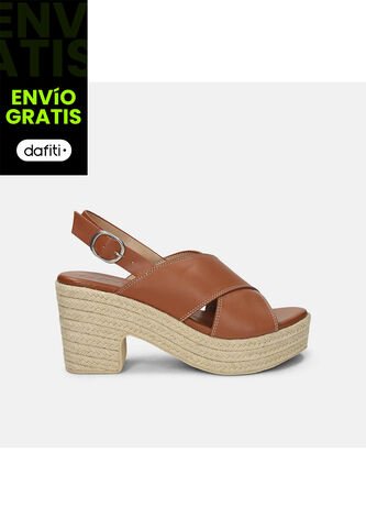 Sandalia Para Mujer Bata Café Claro Sarada Bata