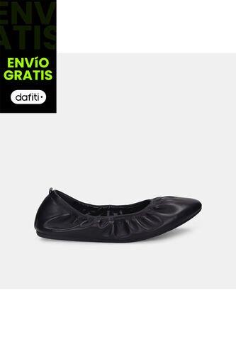 Baleta Para Mujer Bata Negro Delhi Bata