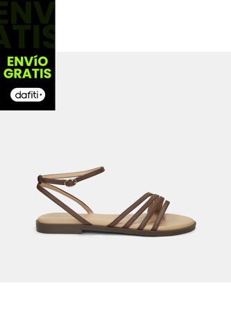 Sandalia Para Mujer Bata Café Oscuro Jackie Strappy Bata