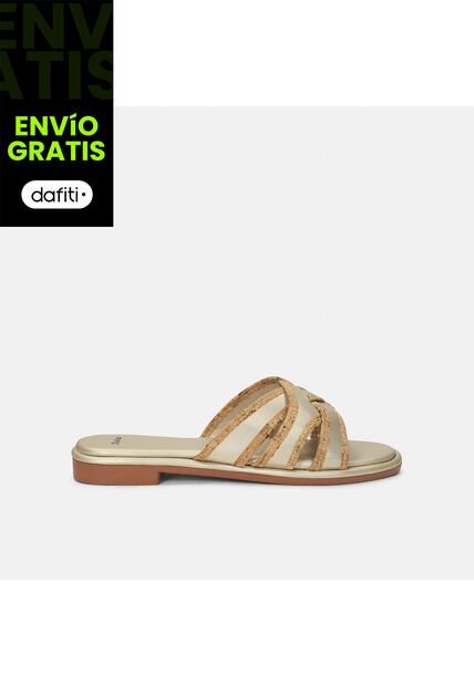 Sandalia Para Mujer Bata Almendra Maria