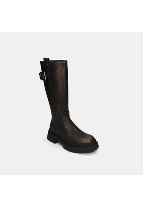 Botas Para Mujer Bata Café Oscuro Lana Siouxie