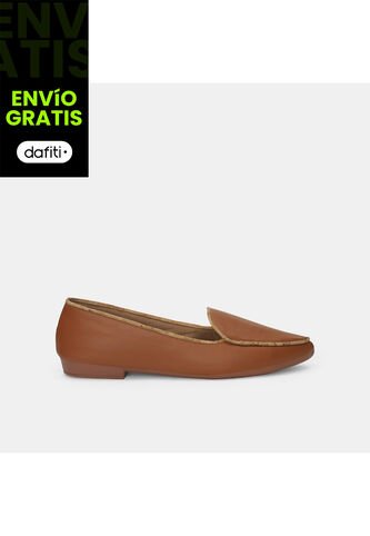 Baleta Para Mujer Bata Beige Gina'S Puntuda Bata