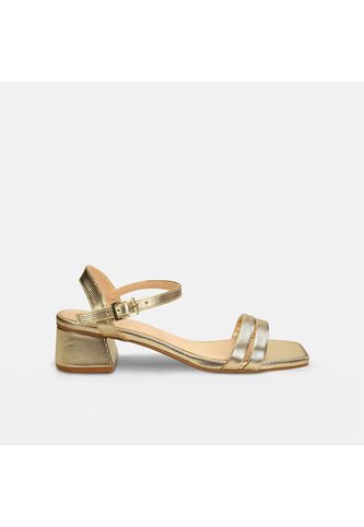 Sandalias Para Mujer Bata Champaña Koni Bata