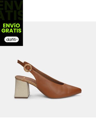 Tacones Para Mujer Bata Café Oscuro Laila Bata