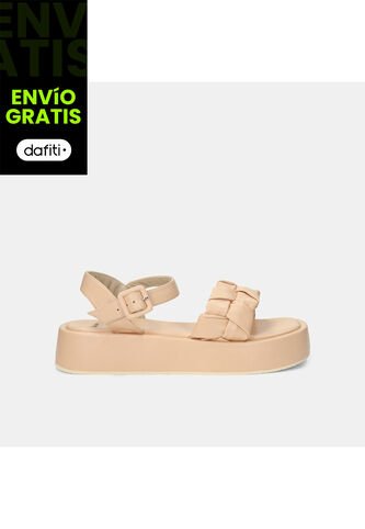 Sandalias Para Mujer Bata Beige Bata