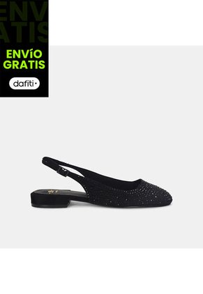 Baletas Para Mujer Bata Negro Hachi