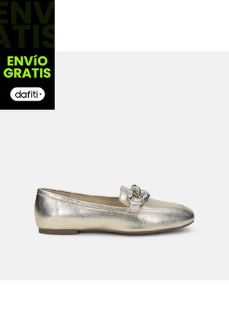 Mocasines Para Mujer Bata Beige London Bata