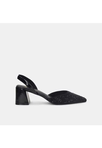 Tacones Para Mujer Bata Negro Alta Bata