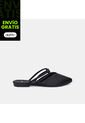 Baleta Para Mujer Bata Negro Gina'S Puntuda de Bata
