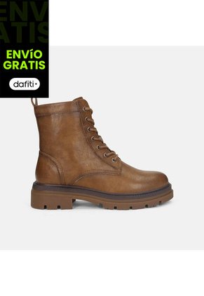 Botines Para Mujer Bata Café Oscuro Xaviera