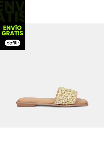Sandalias Para Mujer Bata Café Claro Bata