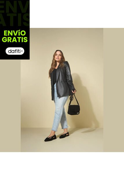 Baletas Para Mujer Bata Negro