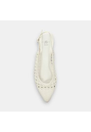 Baletas Para Mujer Bata Blanco