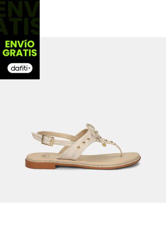 Sandalias Para Mujer Bata Beige Kimora Bata