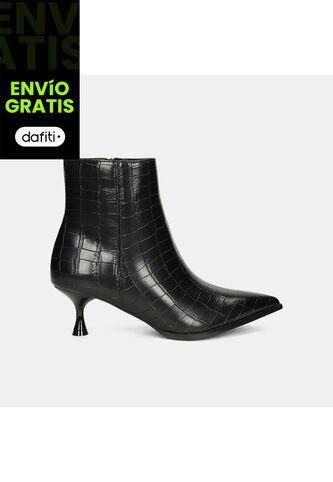 Botines Para Mujer Bata Negro Nurle Bata