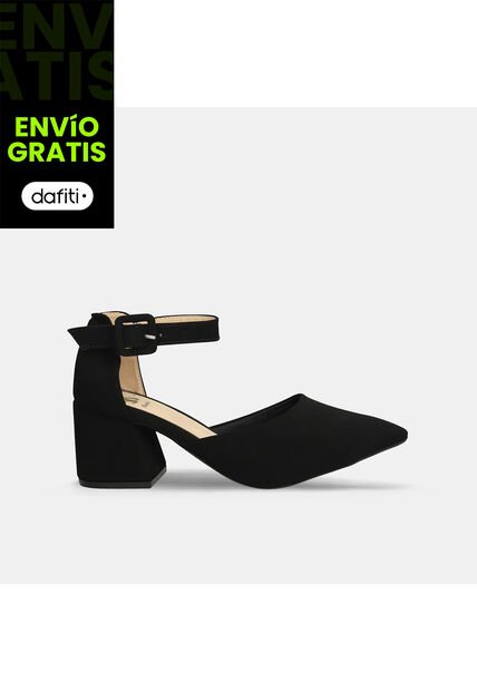 Tacones Para Mujer Bata Negro Kala