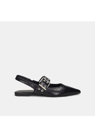 Baleta Para Mujer Bata Negro Prague Bata