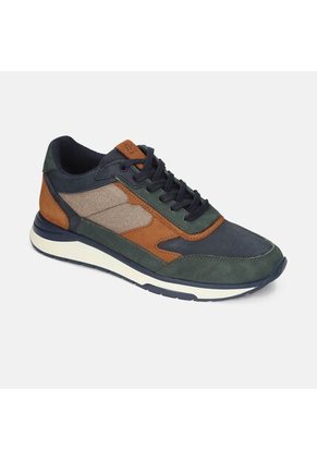 Tenis Para Hombre Bata Verde Pasto Nahuel Milán