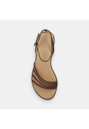 Sandalia Para Mujer Bata Café Oscuro Jackie Strappy