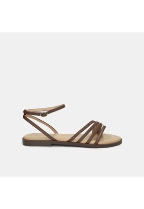 Sandalia Para Mujer Bata Café Oscuro Jackie Strappy