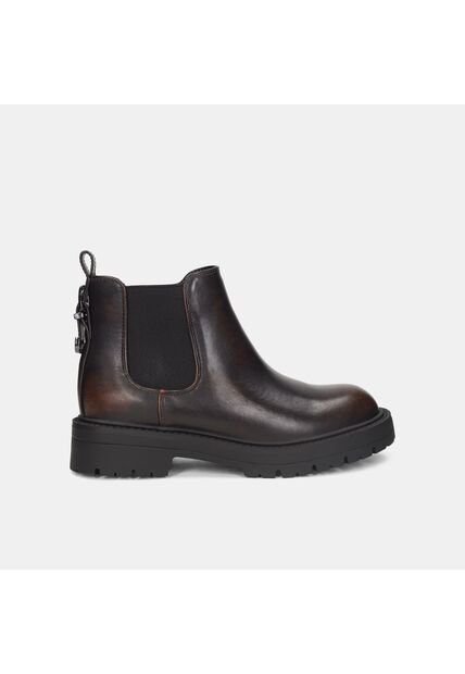 Botines Para Mujer Bata Café Oscuro Madi