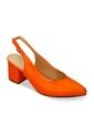 Tacones Naranja Bata Grina Mujer de Bata