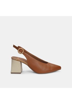 Tacones Para Mujer Bata Café Oscuro Laila