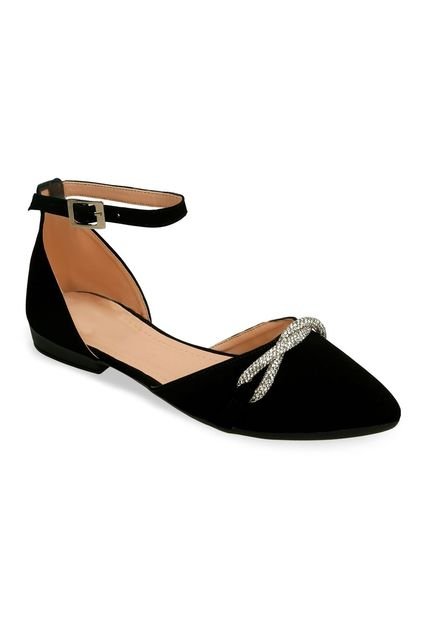 Baletas Negro Bata Franchesca Mujer