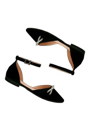 Baletas Negro Bata Franchesca Mujer