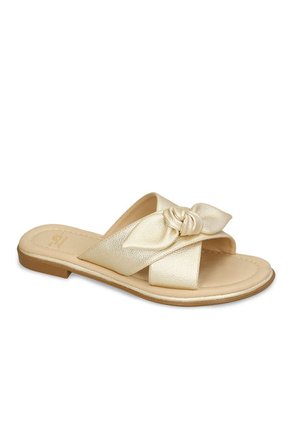 Sandalias Para Mujer Bata Champaña Iale