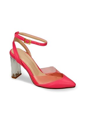 Tacones Fucsia Bata Frenda Mujer
